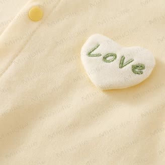 LOVE Baby Herz Pyjama Strampler - image 6