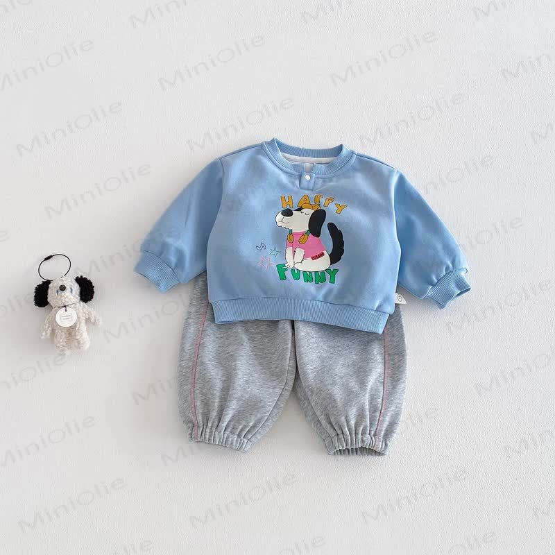 Baby Kleinkind Jungen Zoo 2-teiliges Set - Hellblau - 5-7J - image 6