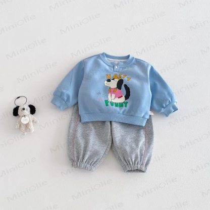 Baby Kleinkind Jungen Zoo 2-teiliges Set - Hellblau - 5-7J - image 6