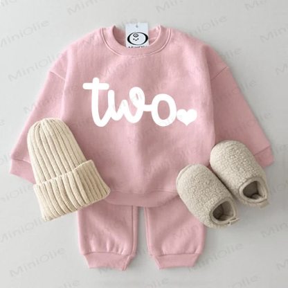 TWO Baby Sweatshirt Set in Rosa - Rosa - 2-3J - image 1