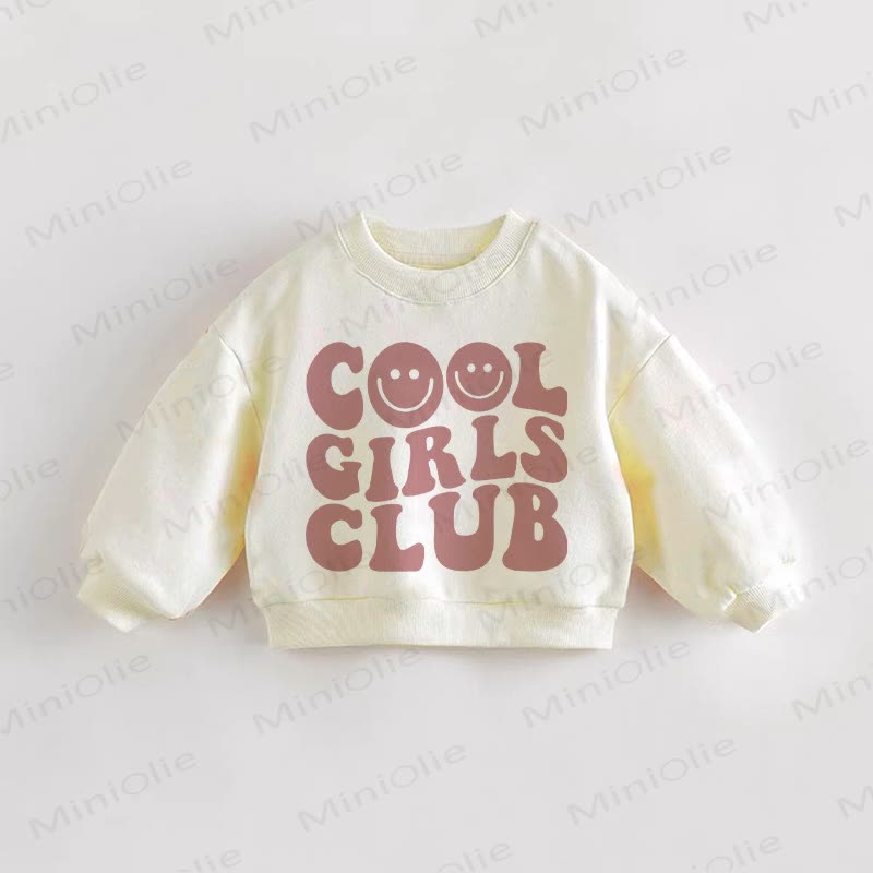 COOL GIRLS CLUB Baby Kleinkind Sweatshirt - Creme - 3-5J - image 1
