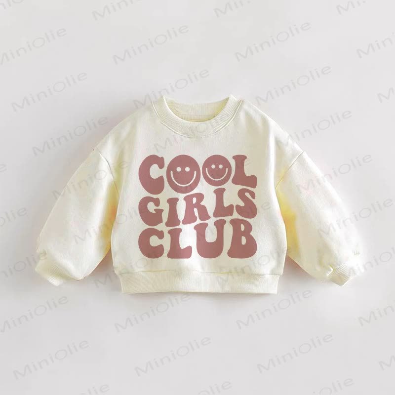 COOL GIRLS CLUB Baby Kleinkind Sweatshirt - Creme - 3-5J - image 1
