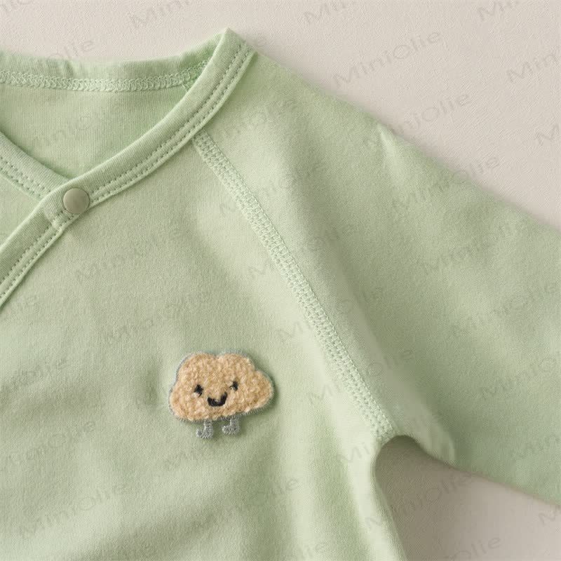 Baby Wolke Kimono Strampler aus reiner Baumwolle - image 3