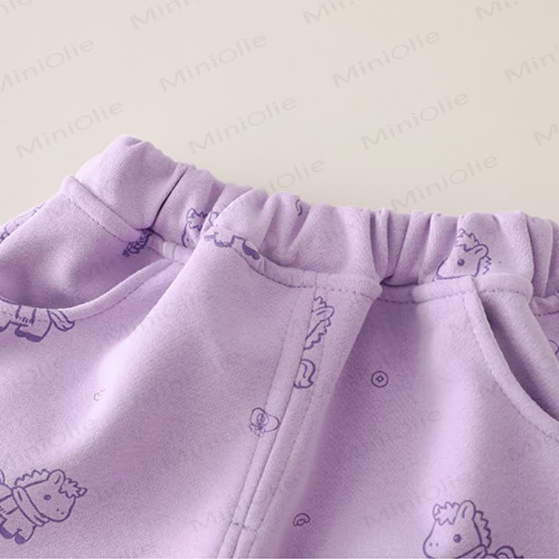 Baby Kleinkind Mädchen-Pferd- Schleife - Karo-2-teiliges Set - image 15