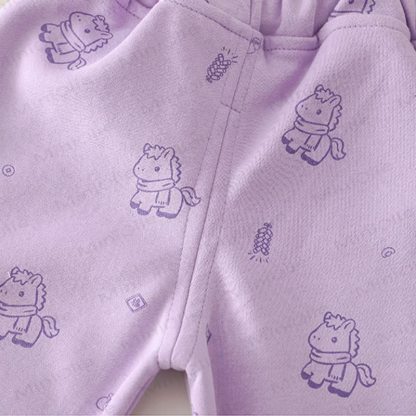 Baby Kleinkind Mädchen-Pferd- Schleife - Karo-2-teiliges Set - image 19