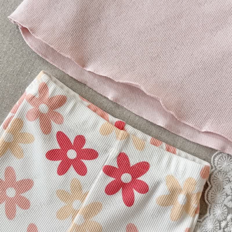 2-teiliges Set aus Blumen Lace für Baby Mädchen - image 11