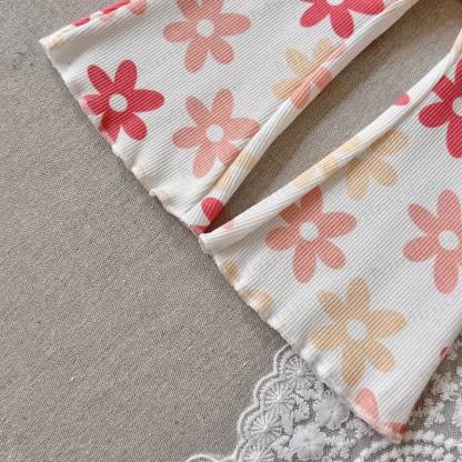 2-teiliges Set aus Blumen Lace für Baby Mädchen - image 12