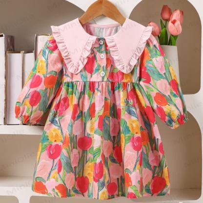 Kleid mit Blume für Baby und Kleinkind - image 2
