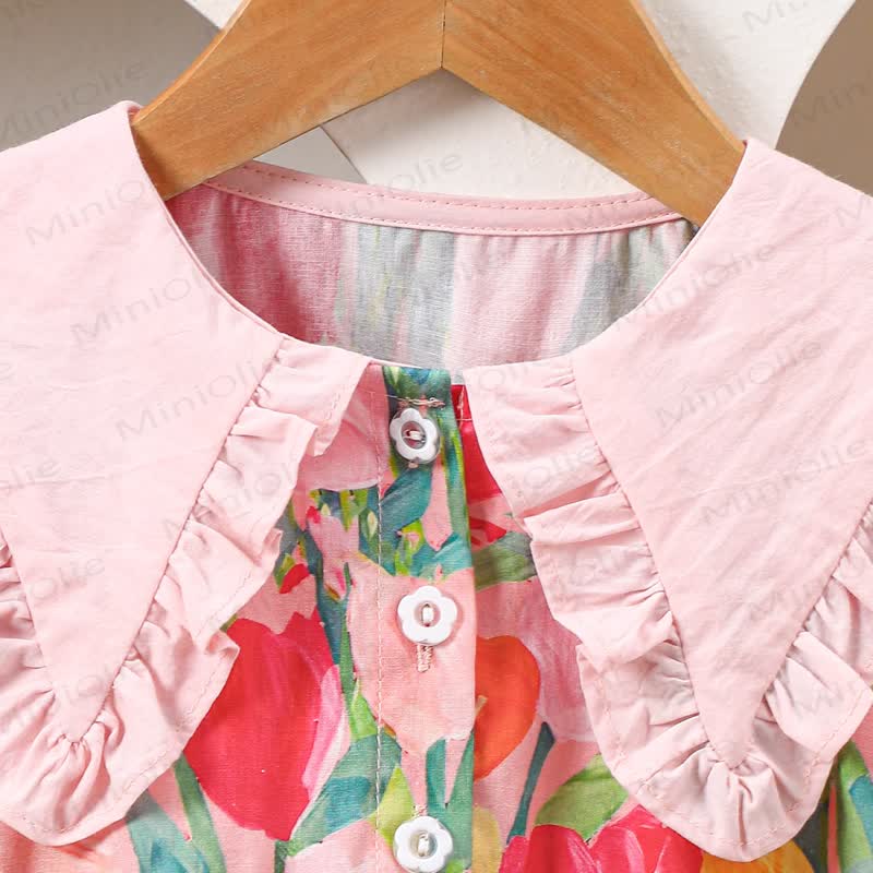 Kleid mit Blume für Baby und Kleinkind - image 4