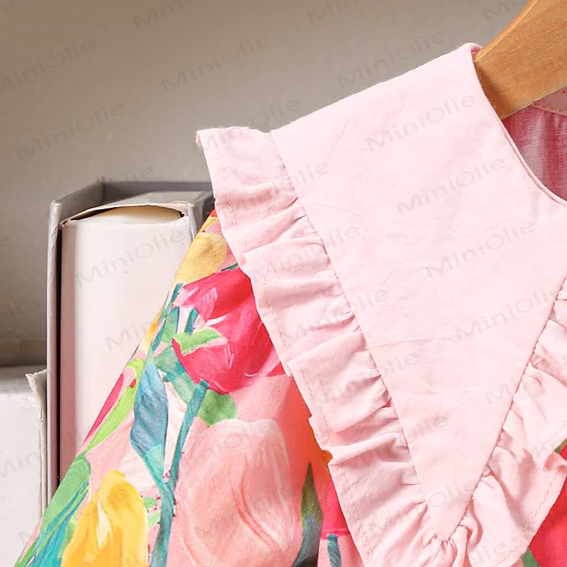 Kleid mit Blume für Baby und Kleinkind - image 8