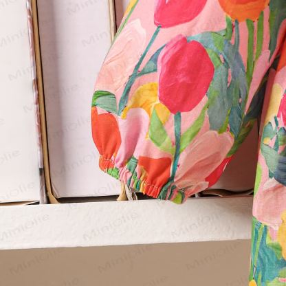 Kleid mit Blume für Baby und Kleinkind - image 9