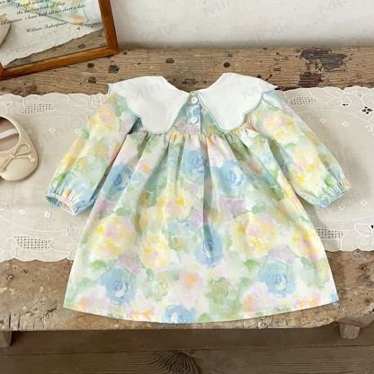 Kleid für Baby und Kleinkinder mit Gestickt am Revers - image 2