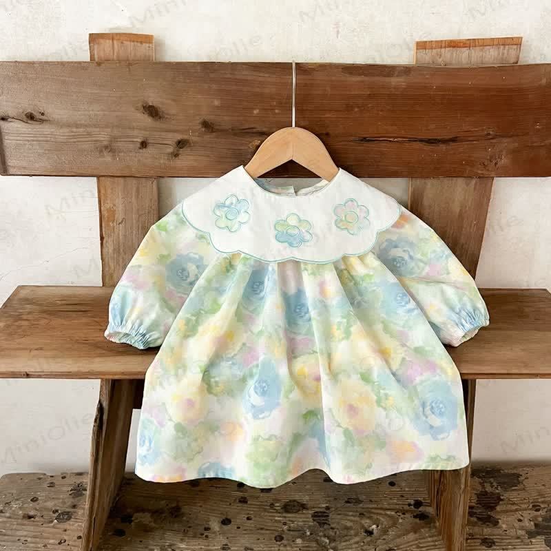 Kleid für Baby und Kleinkinder mit Gestickt am Revers - image 3