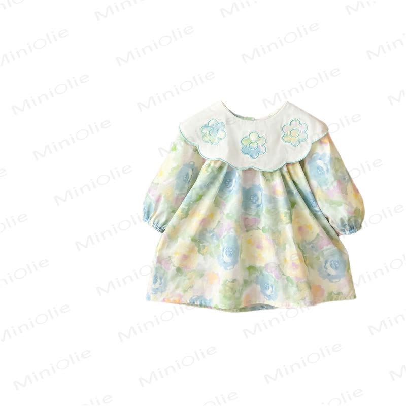Kleid für Baby und Kleinkinder mit Gestickt am Revers - image 5
