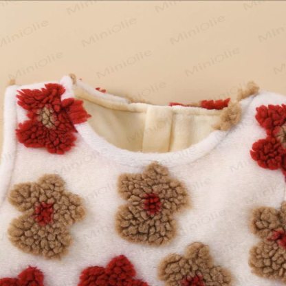 Kleid mit Blume für Baby / Spitze - image 7