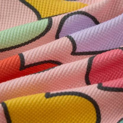 Baby Sweatshirt mit Bunt Waffel und Herz , 2-teiliges Set - image 5