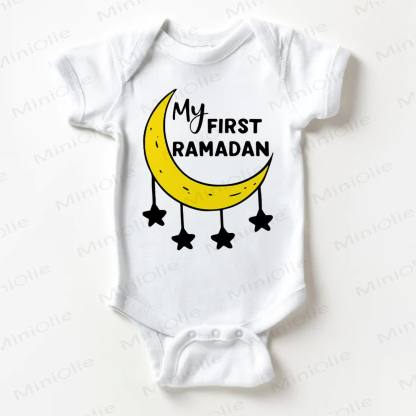 MY FIRST RAMADAN Baby Bodysuit in Weiß - Weiß - 18-24M - image 1