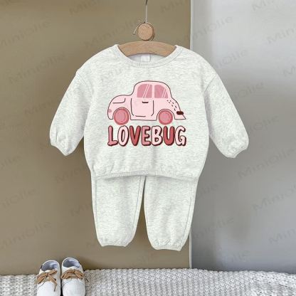 LOVEBUG Baby Auto Graues Sweatshirt 2-teiliges Set - Grau - 2-3J - image 1