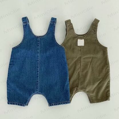 Baby Overalls aus Einfarbig Denim/ Cord - image 1