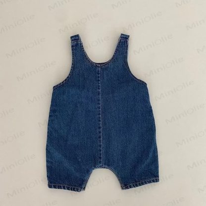 Baby Overalls aus Einfarbig Denim/ Cord - Blau - 18-24M - image 3
