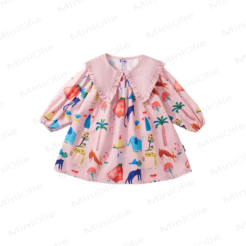 Kleinkind Kleid Tier​ - Rosa - 10Y - image 1
