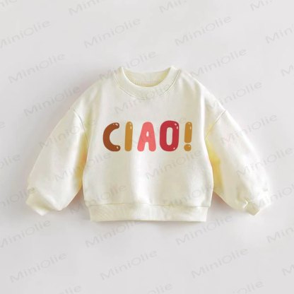CIAO Cremefarbenes Baby Kleinkind Sweatshirt - Creme - 3-5J - image 1