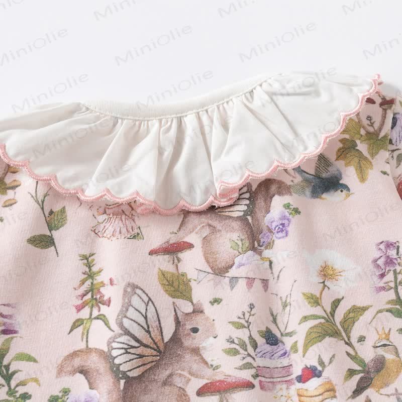 Baby Strampler mit Blumen und Tier - image 14