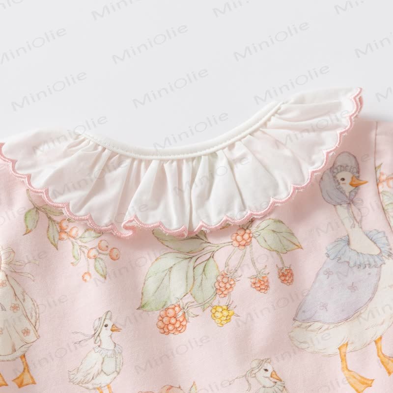 Baby Strampler mit Blumen und Tier - image 16