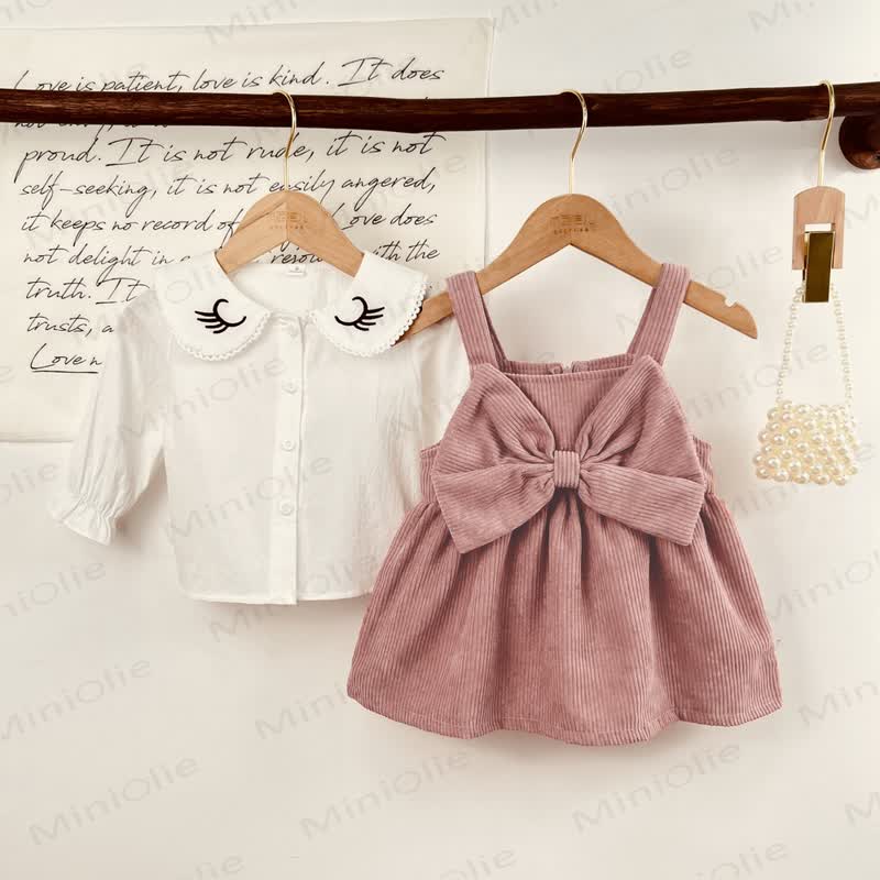 Kleid mit Schleife für Baby , Mädchen - image 4