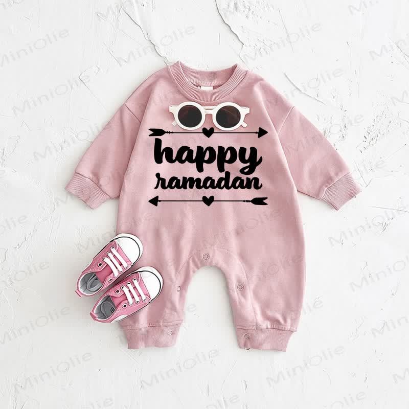 HAPPY RAMADAN Strampler Baby Rosa - Rosa - 2-3J - image 1