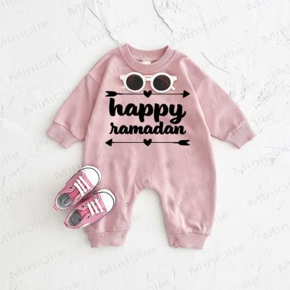 HAPPY RAMADAN Strampler Baby Rosa - Rosa - 2-3J - image 1