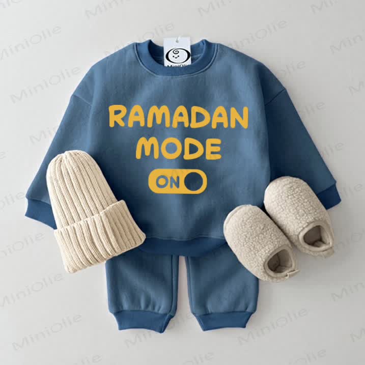 RAMADAN MODE ON Baby Sportanzug 2-teiliges Set - Blau - 2-3J - image 1
