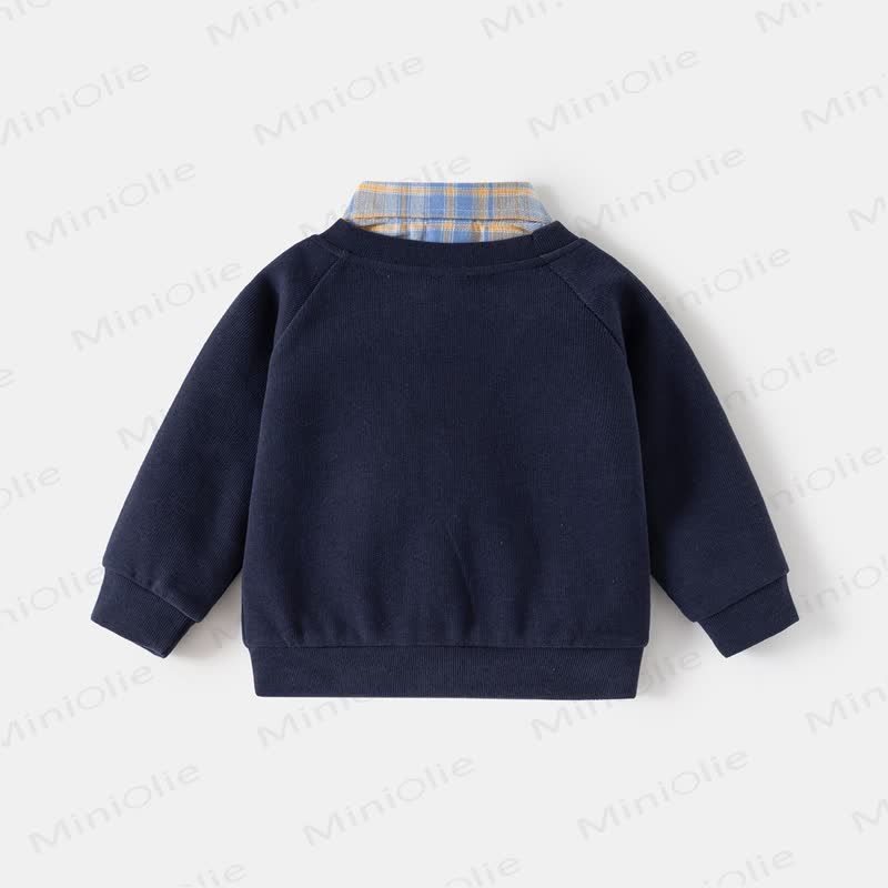 Kind Jungen Sweatshirt mit Bär , 2-teilig - image 3