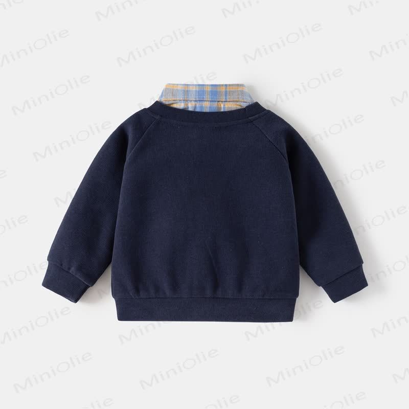 Kind Jungen Sweatshirt mit Bär , 2-teilig - image 3