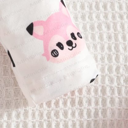 Baby Mädchen- Kleid mit Fuchs - Schleife und Liebe Bodysuit - image 7