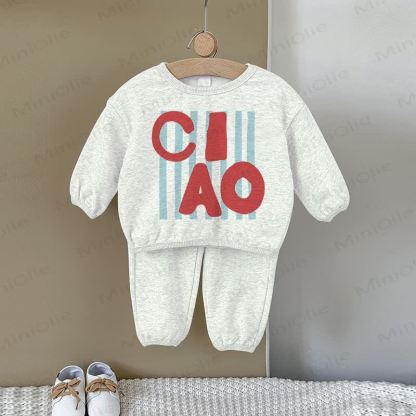 CIAO Baby Graues Sweatshirt 2-teiliges Set - Grau - 2-3J - image 1