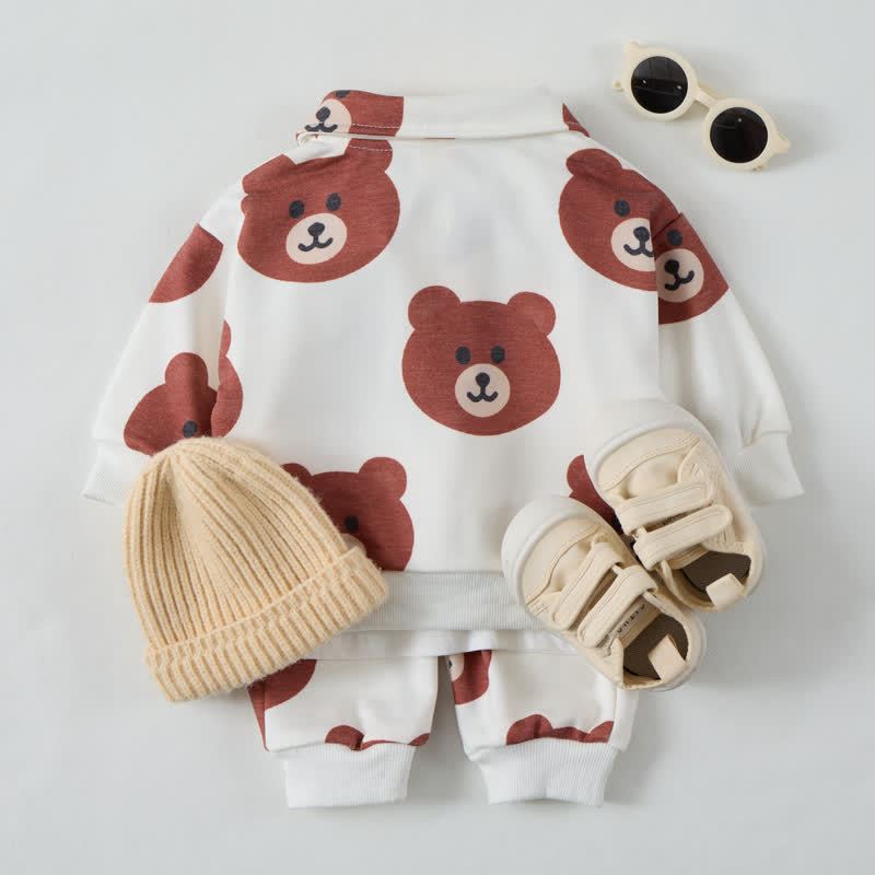  Baby Kleinkind Weißer Bär Anstecknadel- Set 2-teilig - image 3