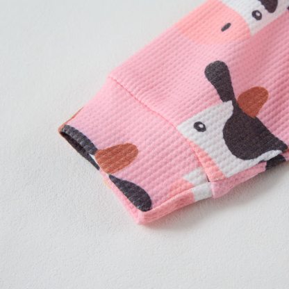 Baby Cow Rosa Waffel 2-teiliges Set - image 4