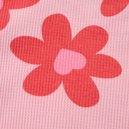 Baby Blume Herz Rosa Waffel 2-teiliges Set - image 5