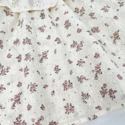 Baby Kleinkind -Mädchen- Spitze mit Blume und Lace / Ärmelloses Kleid - image 9