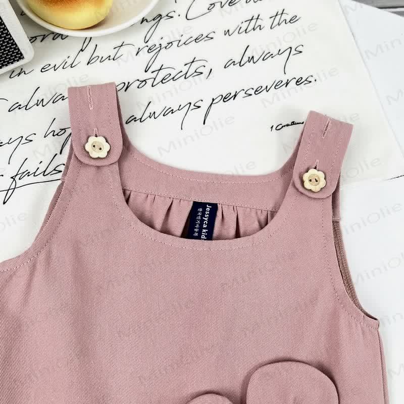 Baby Kleinkind -Mädchen- Spitze mit Blume und Lace / Ärmelloses Kleid - image 10