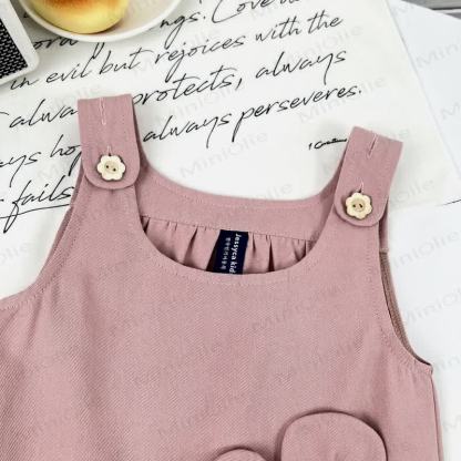 Baby Kleinkind -Mädchen- Spitze mit Blume und Lace / Ärmelloses Kleid - image 10