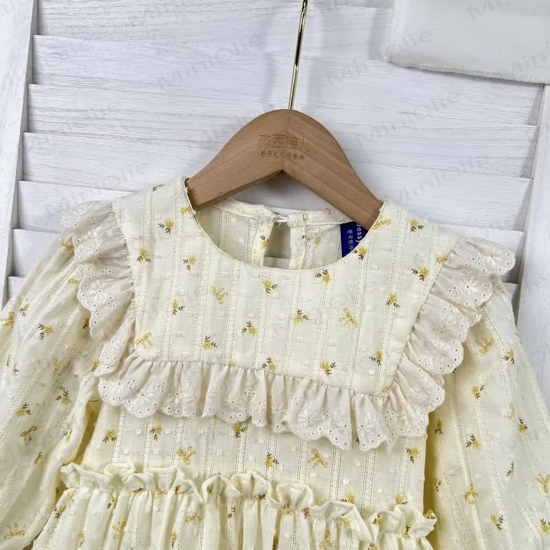 Kleid mit Blume für Baby Mädchen - image 3