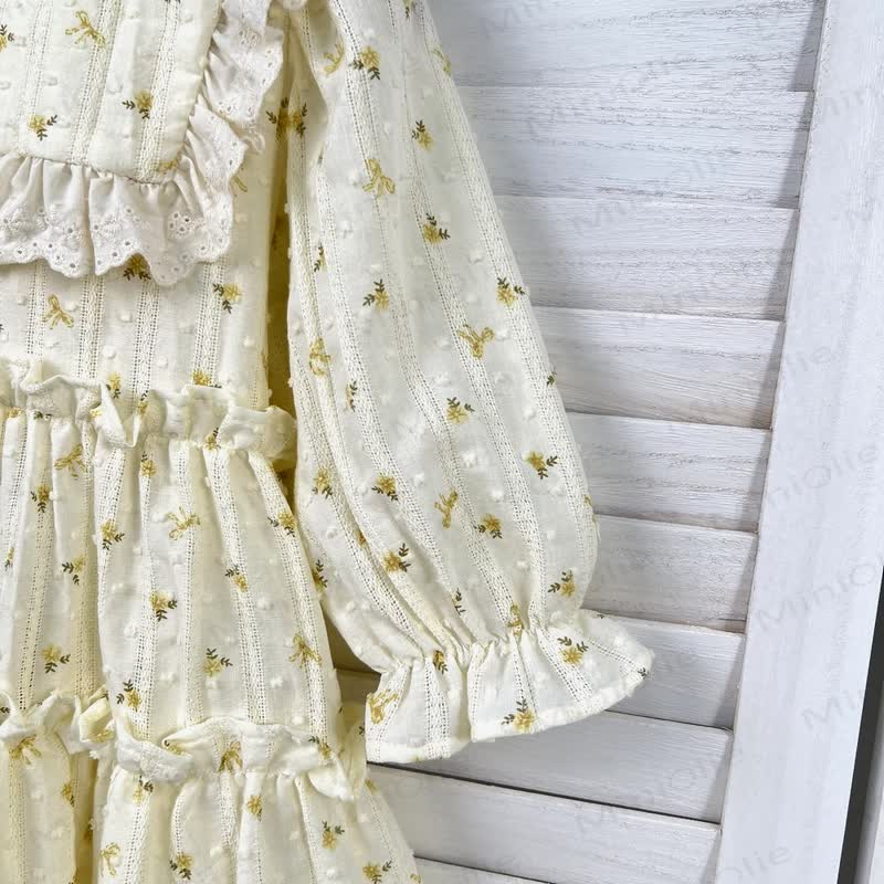 Kleid mit Blume für Baby Mädchen - image 5