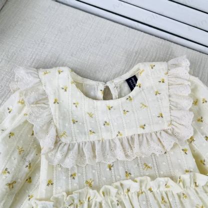 Kleid mit Blume für Baby Mädchen - image 7
