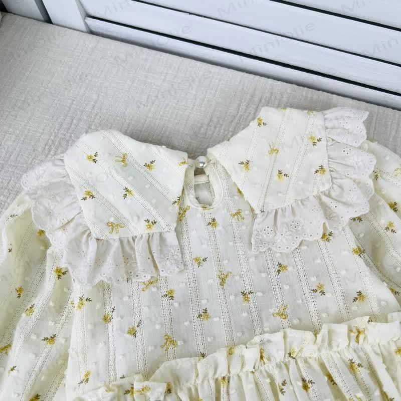 Kleid mit Blume für Baby Mädchen - image 8