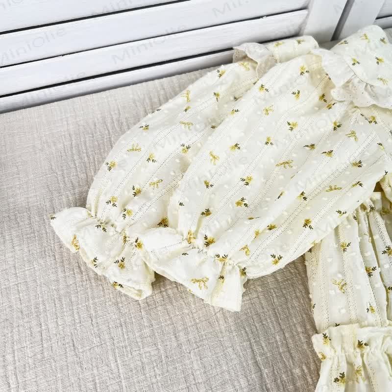 Kleid mit Blume für Baby Mädchen - image 9