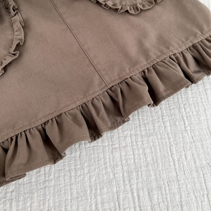 Baby Kleinkind Mädchen , Einfarbig Lace / Kleid - image 13