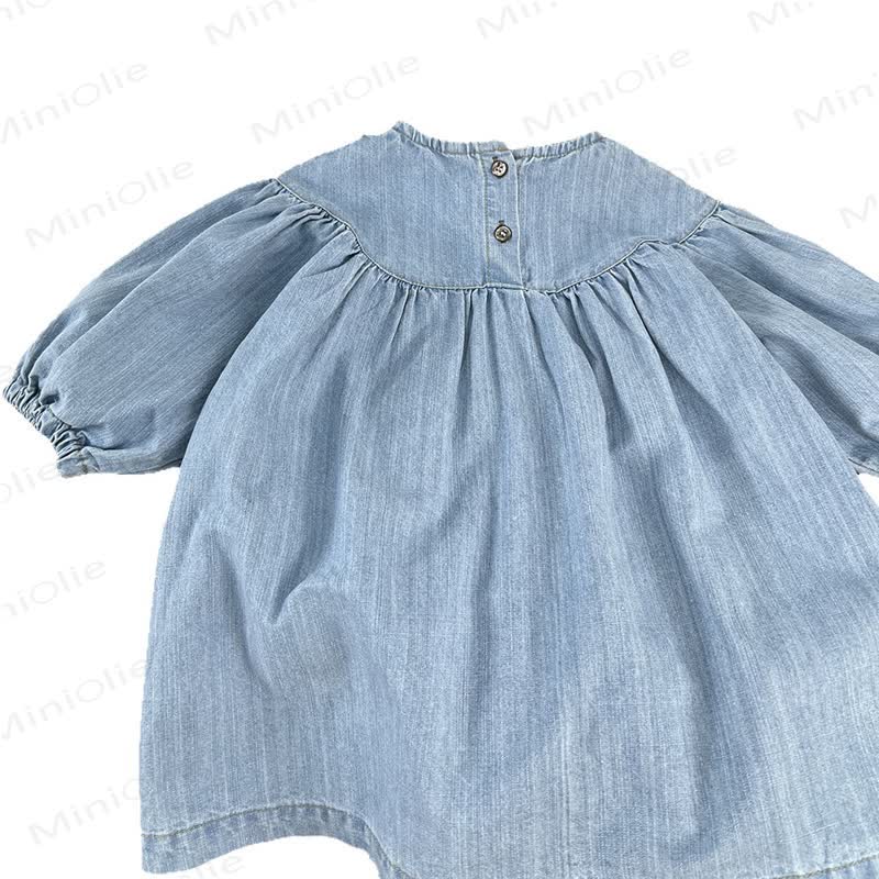 Süß Einfarbig Denim für Baby und Kleinkind - image 2