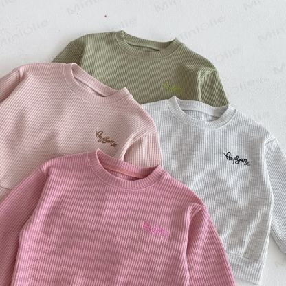 2-teiliges Gestickt Waffel Set für Baby und Kleinkind - image 10